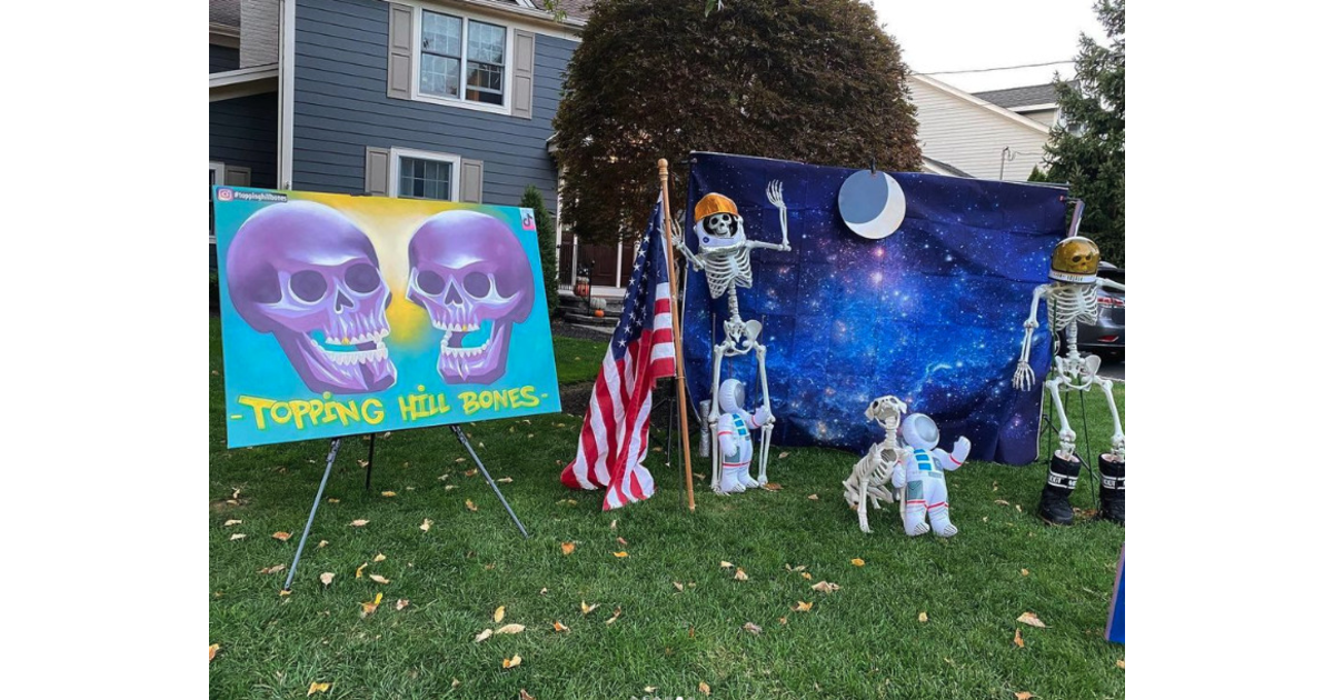 All Bones About it, This Halloween Display in Westfield is an Eye