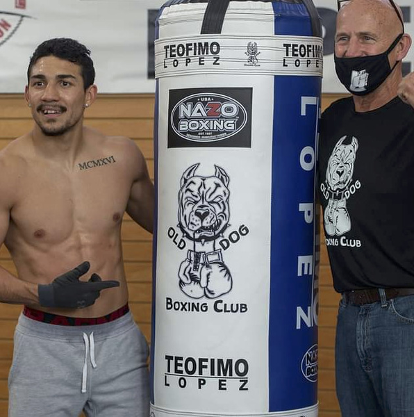 IBF Champ Teófimo López trains at Old Dog Boxing Club in Ringoes for