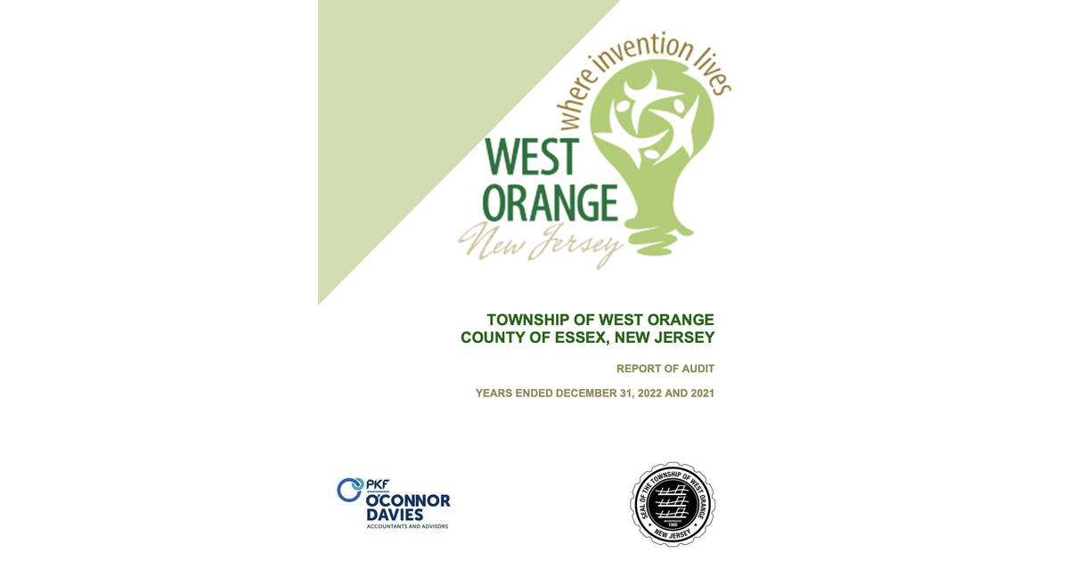 Independent Audit Report on West Orange Financial Practices Offers No