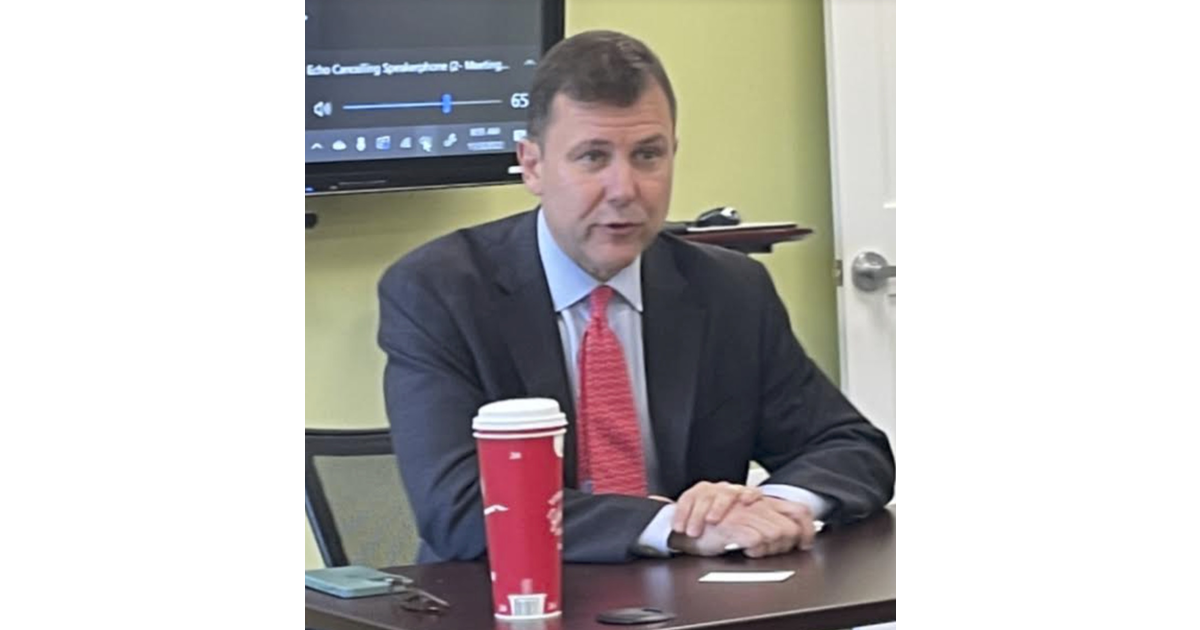 The Hunterdon Chamber of Commerce hosted meetings with Senator Tom Kean