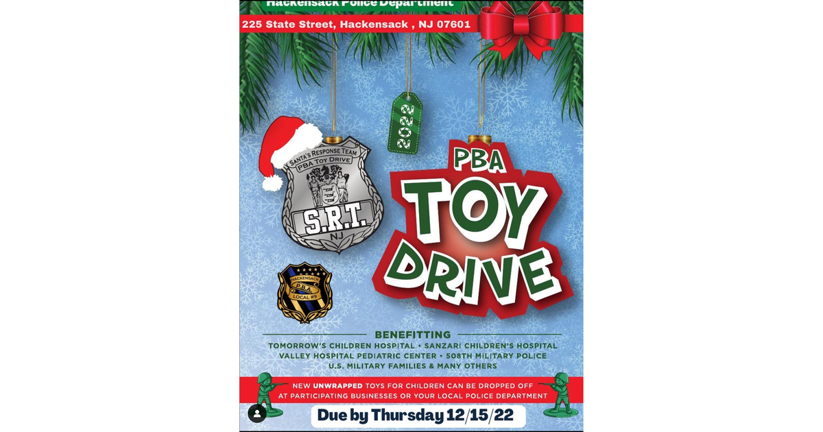 Hackensack Police Department Asks For Donations For Santa’s Response