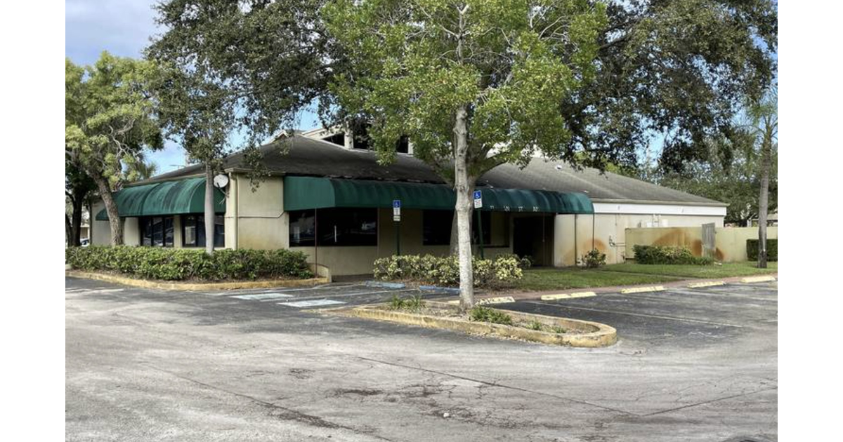 Coconut Creek Official Former Deteriorating Restaurant in Coconut