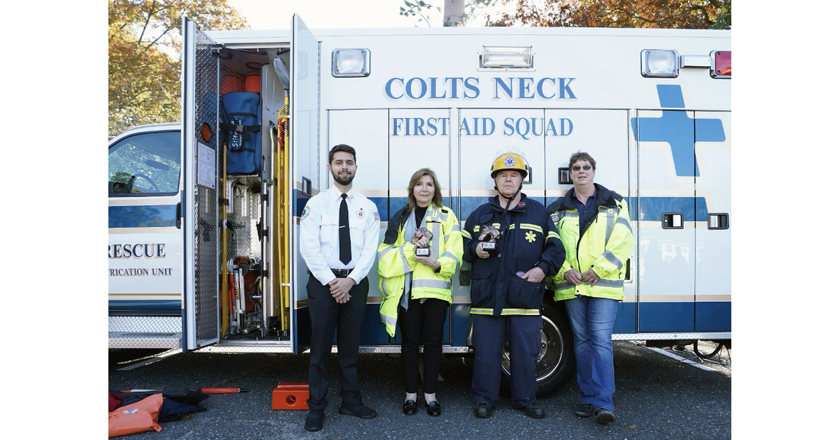 Colts Neck First Aid Squad Honors Three First Responders Holmdel & Colts Neck, NJ News TAPinto
