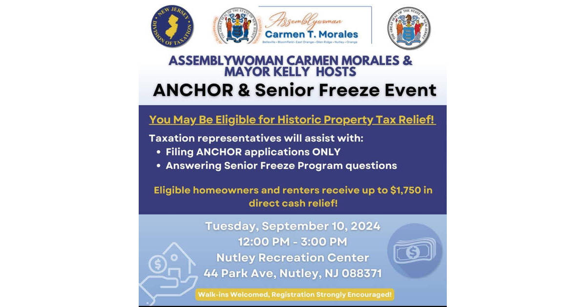 Free ANCHOR and Senior Freeze Program (Property Tax Reimbursement