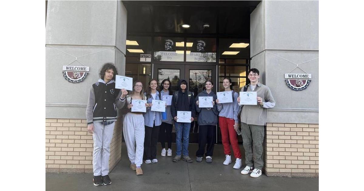 Sparta High School Announces December Students of the Month Sparta