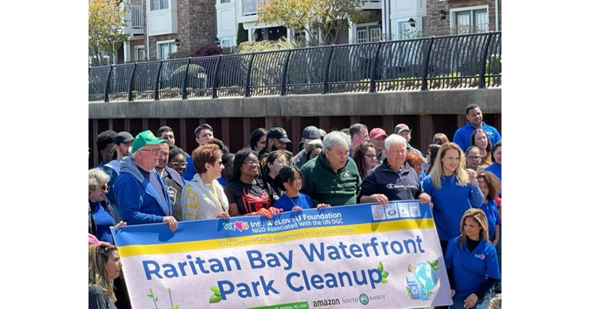 South Amboy Beach Cleanup Draws Hundreds on May 1 Raritan Bay, NJ