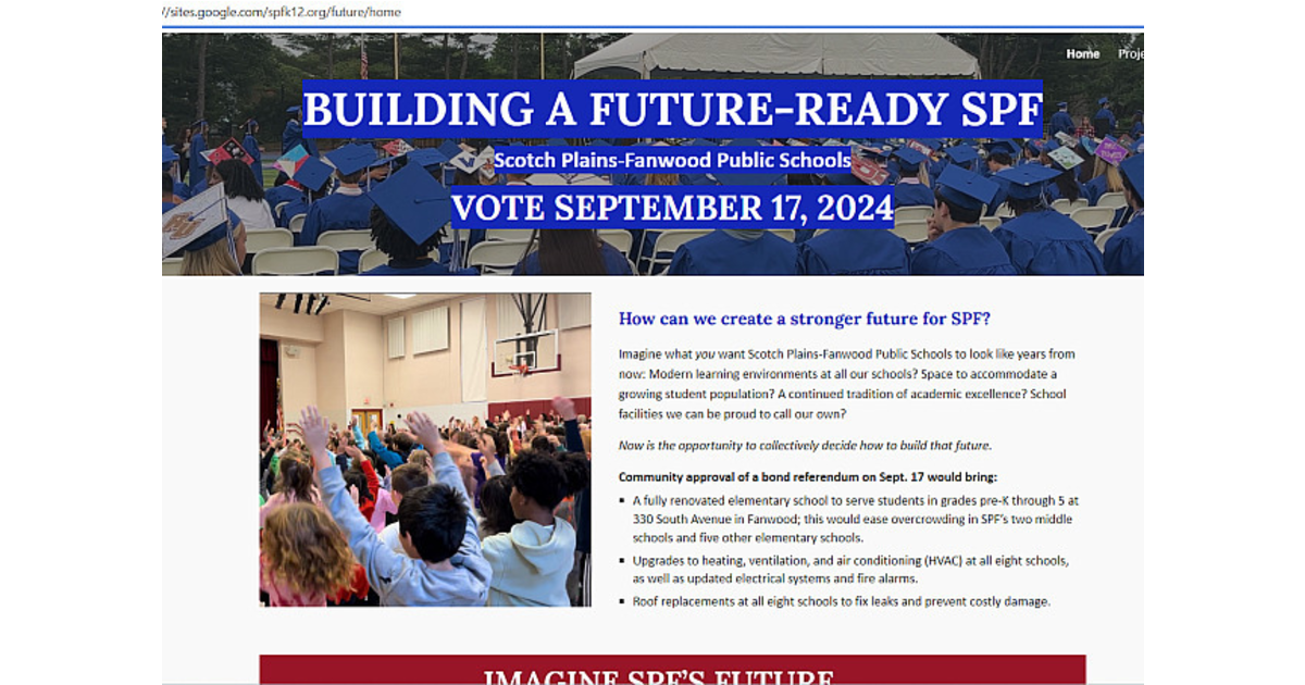 Scotch PlainsFanwood Public School District Launches Public