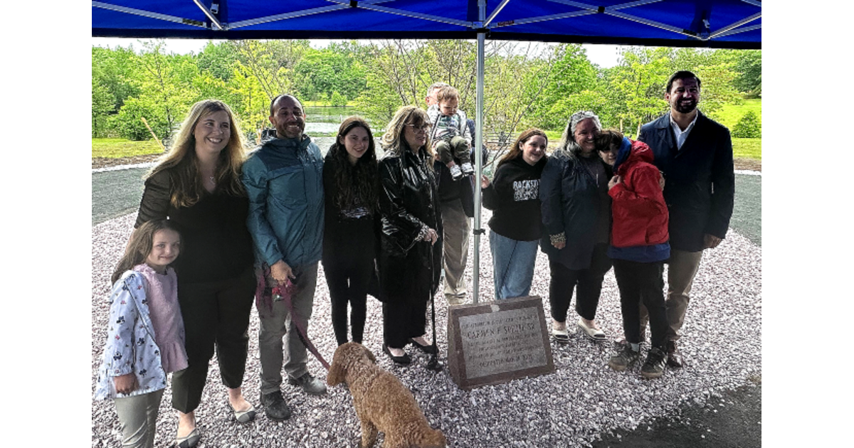 Memorial Arboretum Dedicated in Sayreville's Fielek Park in Honor of