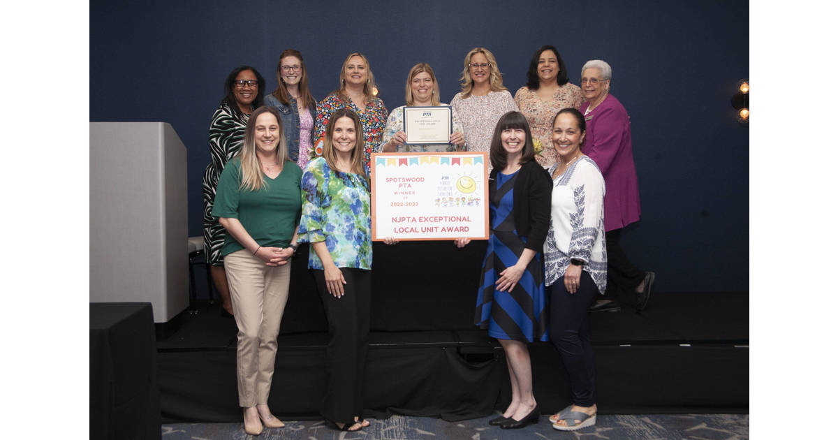 Spotswood PTA Awarded New Jersey PTA's 2023 Exceptional Local Unit