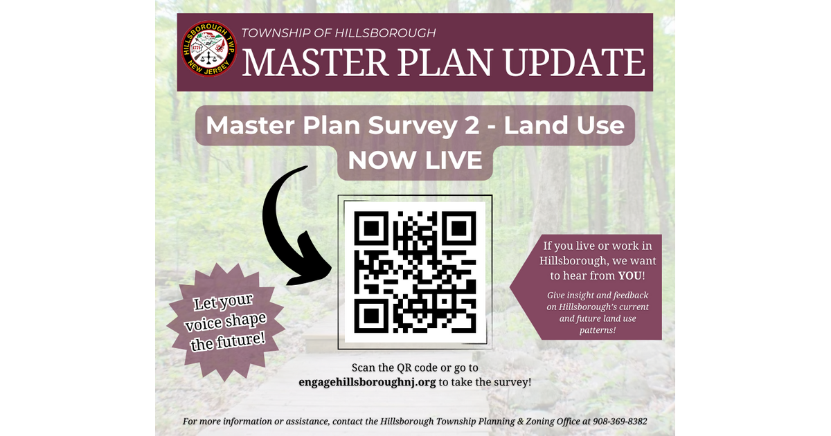 Hillsborough Township Seeks Residents' Input on Master Plan ...