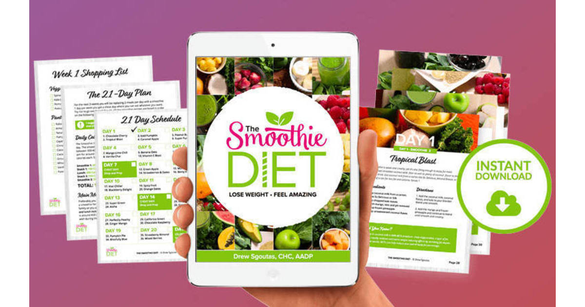 The 21Day Smoothie Diet Reviews Is Drew Sgoutas' Smoothie Plan Legit