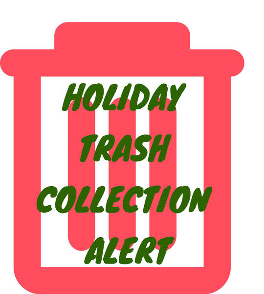 Belmar and Lake Como Alert No Trash Collection on New Year’s Day
