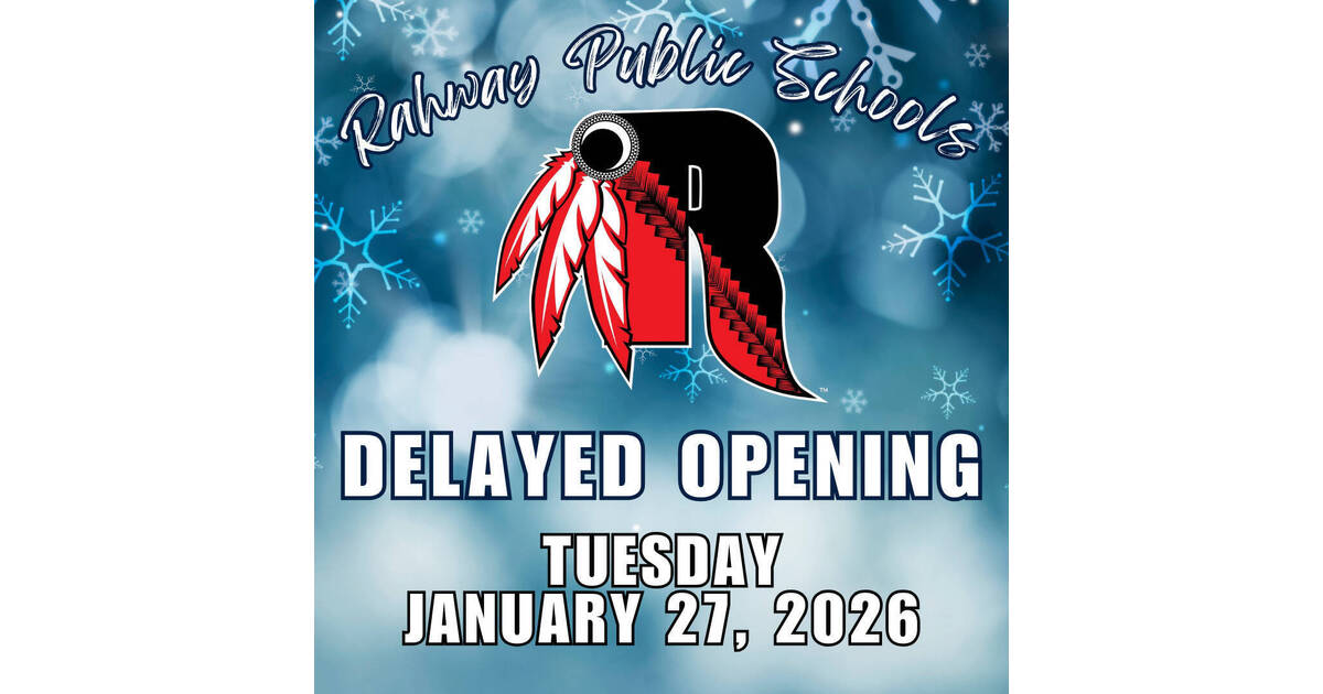 Rahway Public School District Announces Delayed Opening for January 27 ...