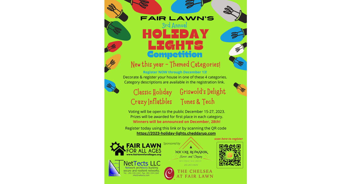 Are You Ready for Fair Lawn's Holiday Lights Competition? Fair Lawn/Glen Rock, NJ News TAPinto
