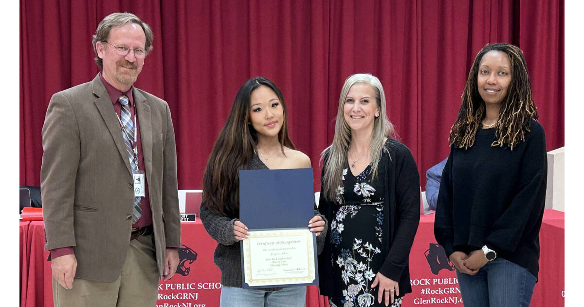 Glen Rock High School Senior Joyce Ahn Named 2026 Unsung Hero | Fair ...