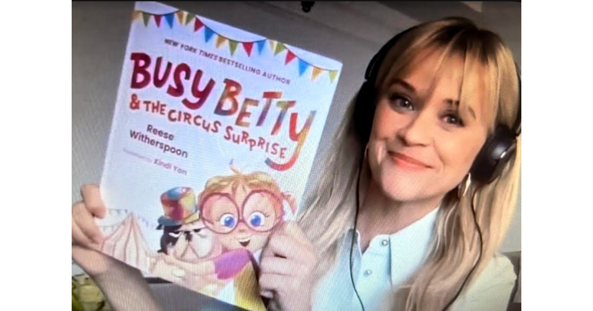 Actor & Author Reese Witherspoon Pays Virtual Visit to Washington