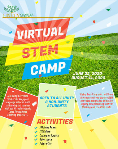 Unity Charter School Announces Interactive Virtual Summer Camp Open To Nj Children Tapinto
