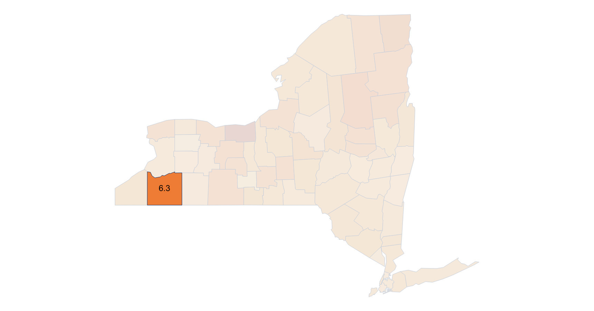 One Cattaraugus County Resident Tests Positive for COVID April 13