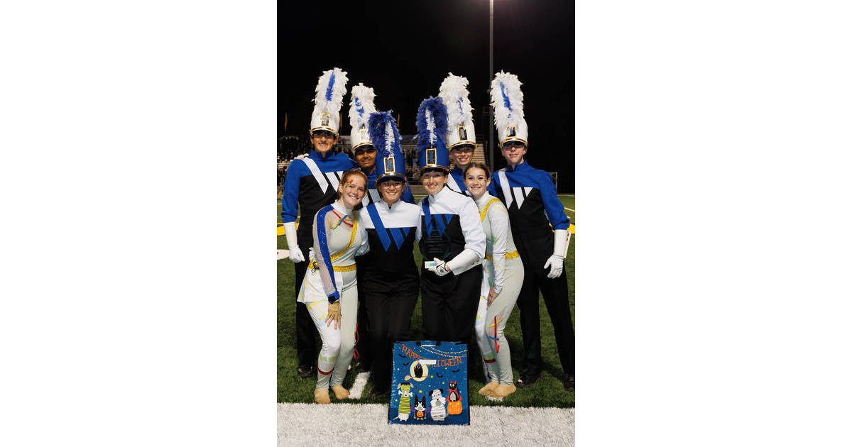 Westfield High School Marching Blue Devils Place at Regional