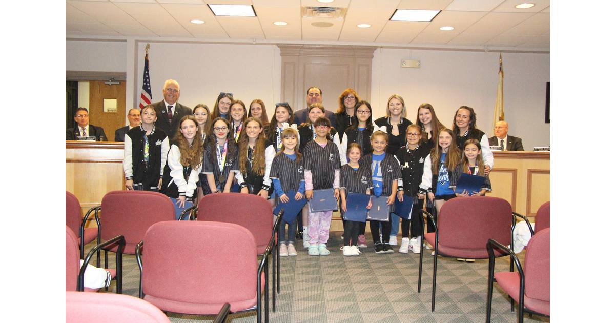 WoodRidge Council Honors Youth Competition Cheer Teams Hasbrouck