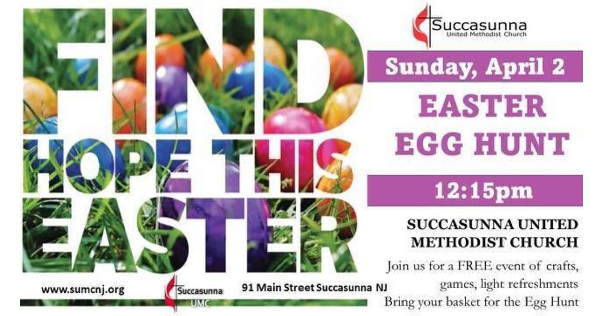 Succasunna United Methodist Church Easter Egg Hunt TAPinto TAPinto