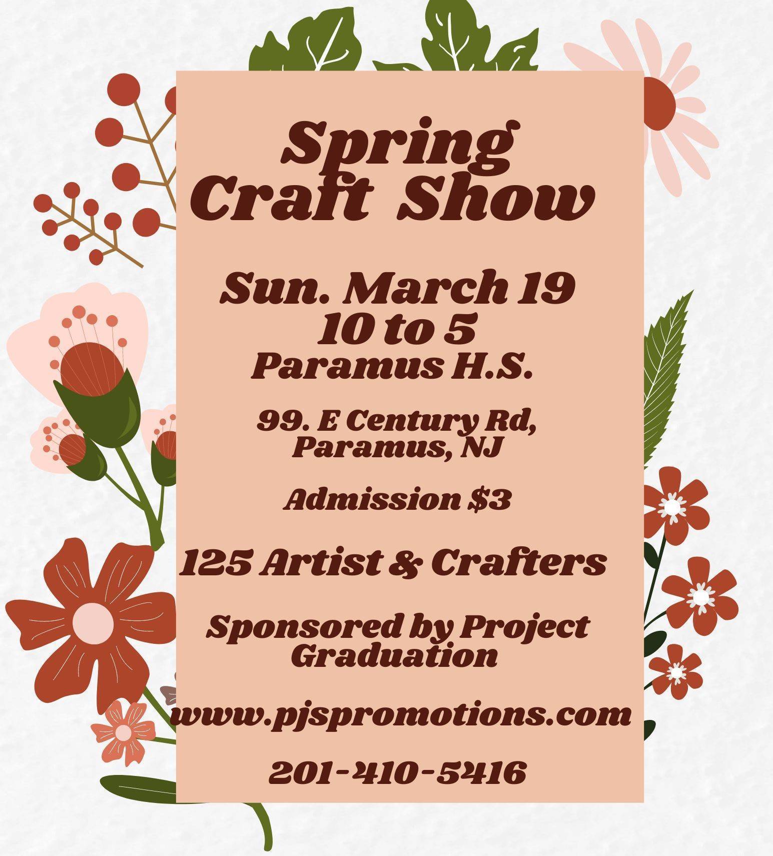 Paramus HS Spring Craft Fair TAPinto TAPinto
