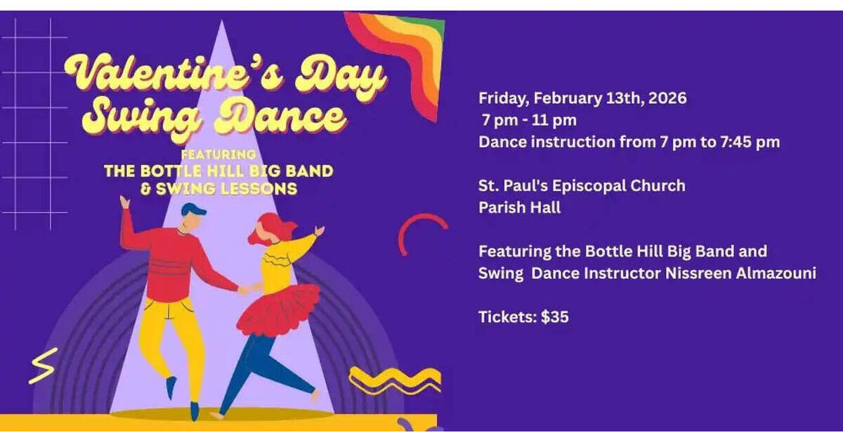 Valentine's Day Swing Dance Featuring the Bottle Hill Big Band (& Swing ...