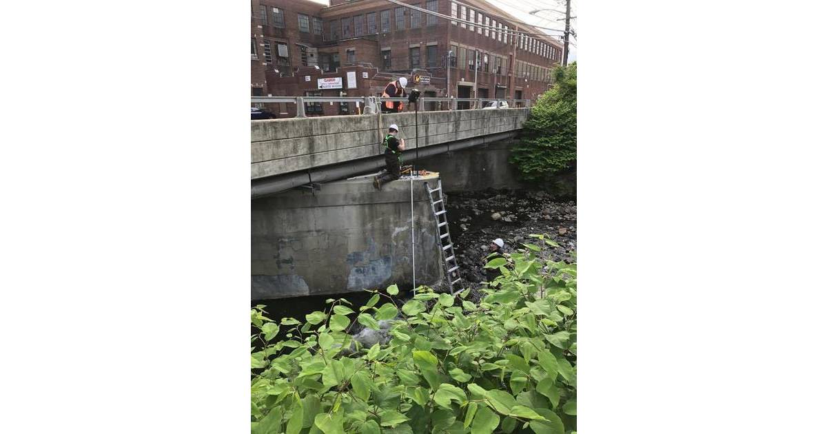 Second River Gauge Being Installed On Peckman River Passaic Valley