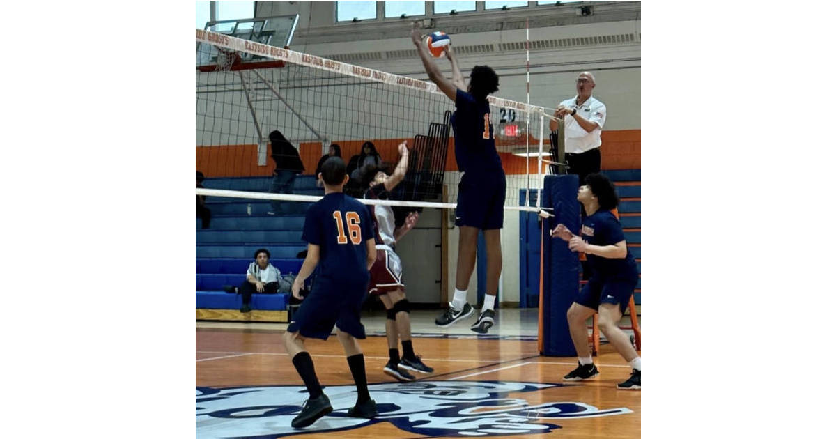 Eastside Boys' Volleyball Team Dominates Abundant Life with Simmons