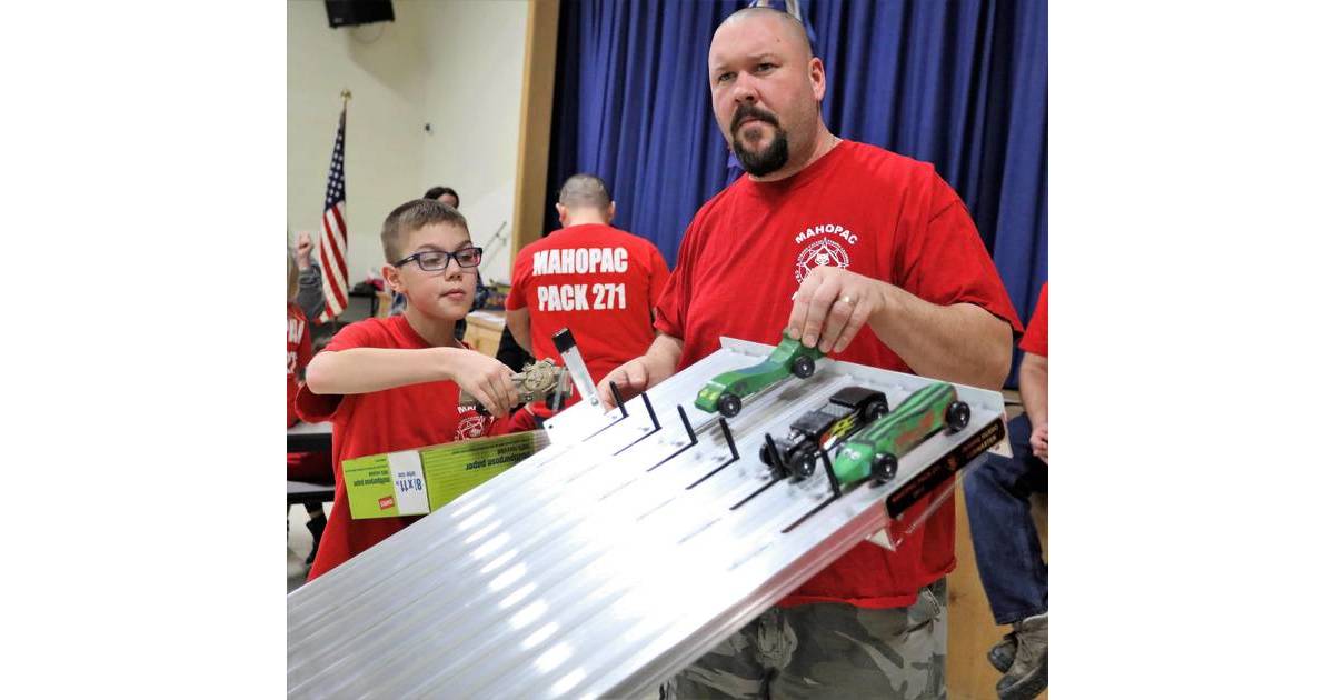 Mahopac Cub Scouts are Off to the Races with Pinewood Derby Halston