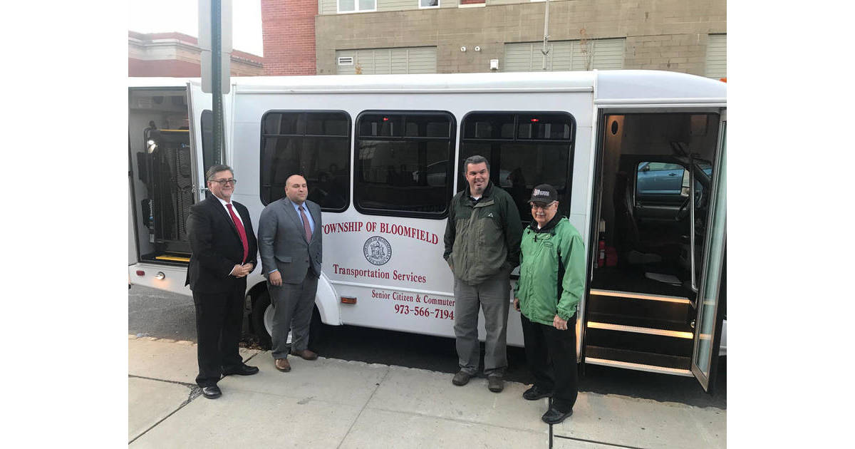 Bloomfield Recreation Department Unveils New Senior Citizen Bus