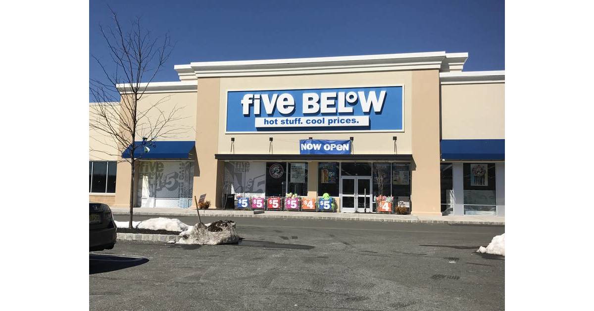 5 Below In Shrewsbury Nj Number Five Below Opens Location in Wayne Towne Center | Passaic Valley, NJ