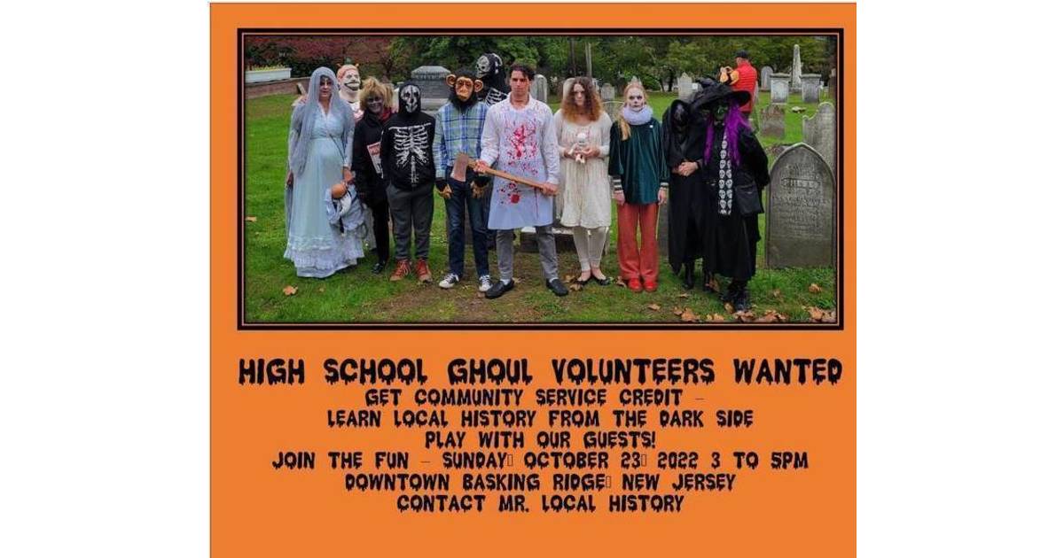 Haunted Walking Tour of Basking Ridge Village Fundraiser Tickets on