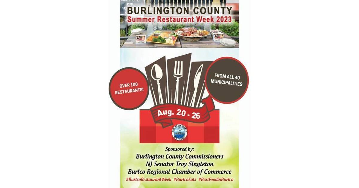 County's Restaurant Week Continues in Mt. Laurel Through Saturday