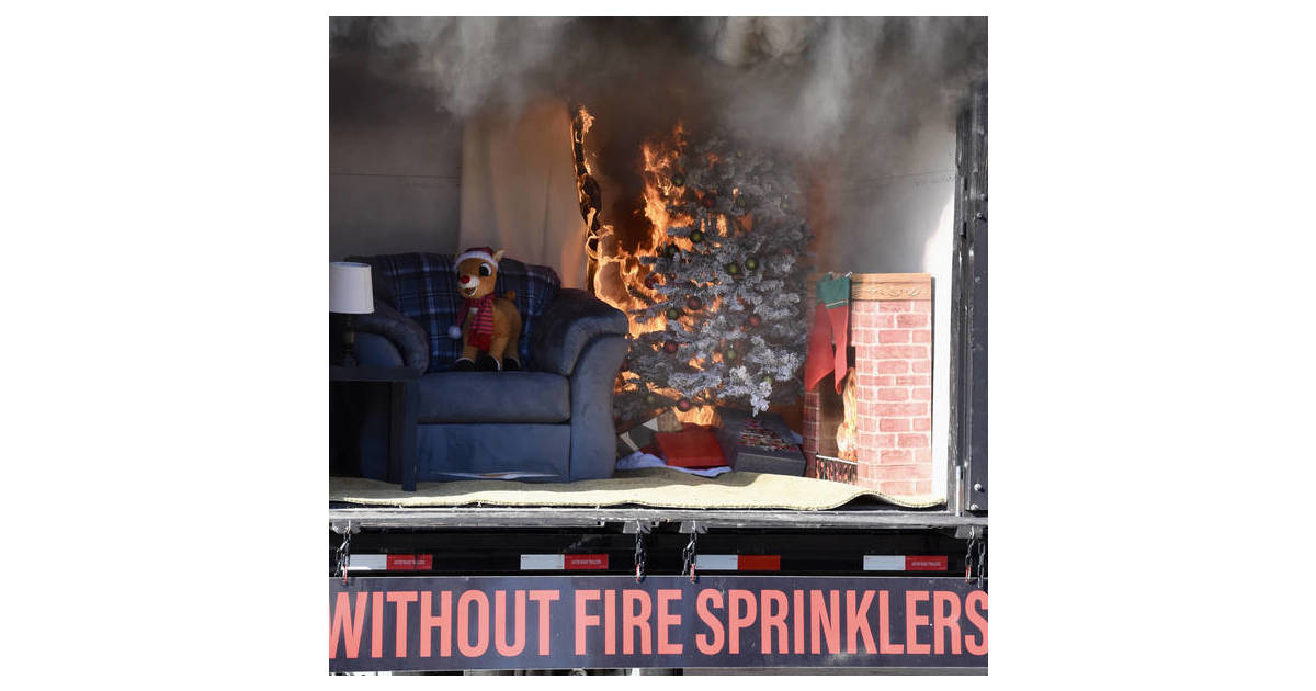 Fire Facts How Fast Will a Dry Christmas Tree Burn? Morristown, NJ