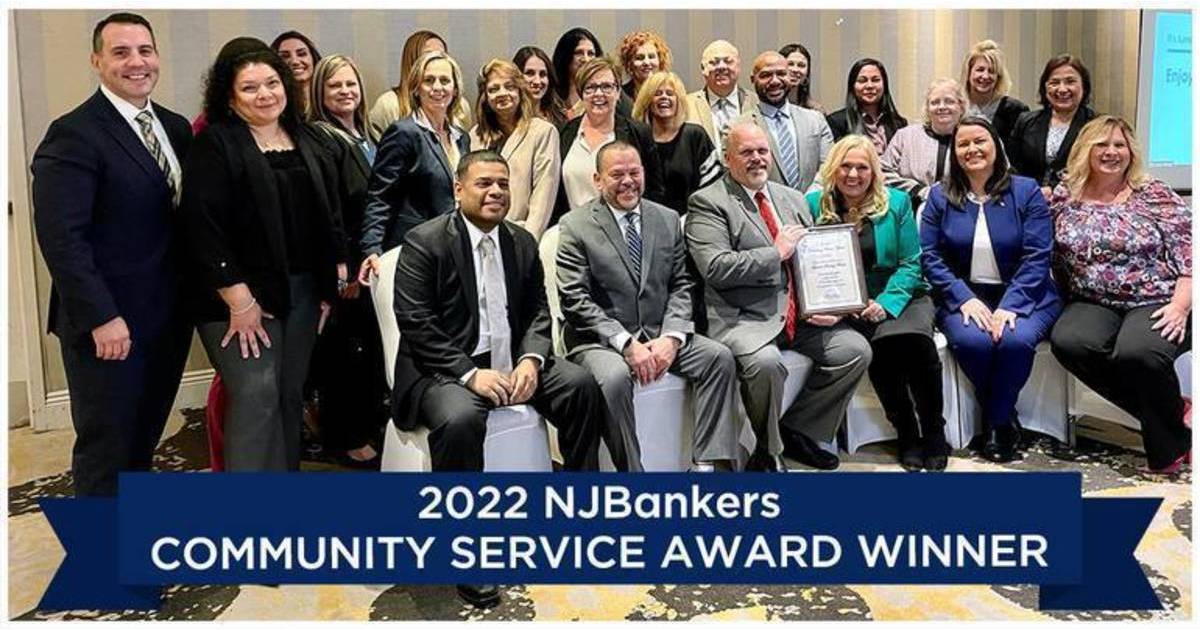 Spencer Savings Bank Receives New Jersey Bankers Association 2022 Community Service Award