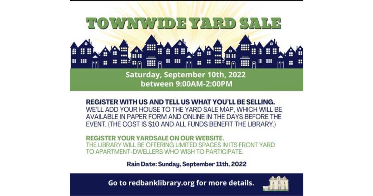 Red Bank Townwide Yard Sale Clean Out the Garage and Attic Red Bank