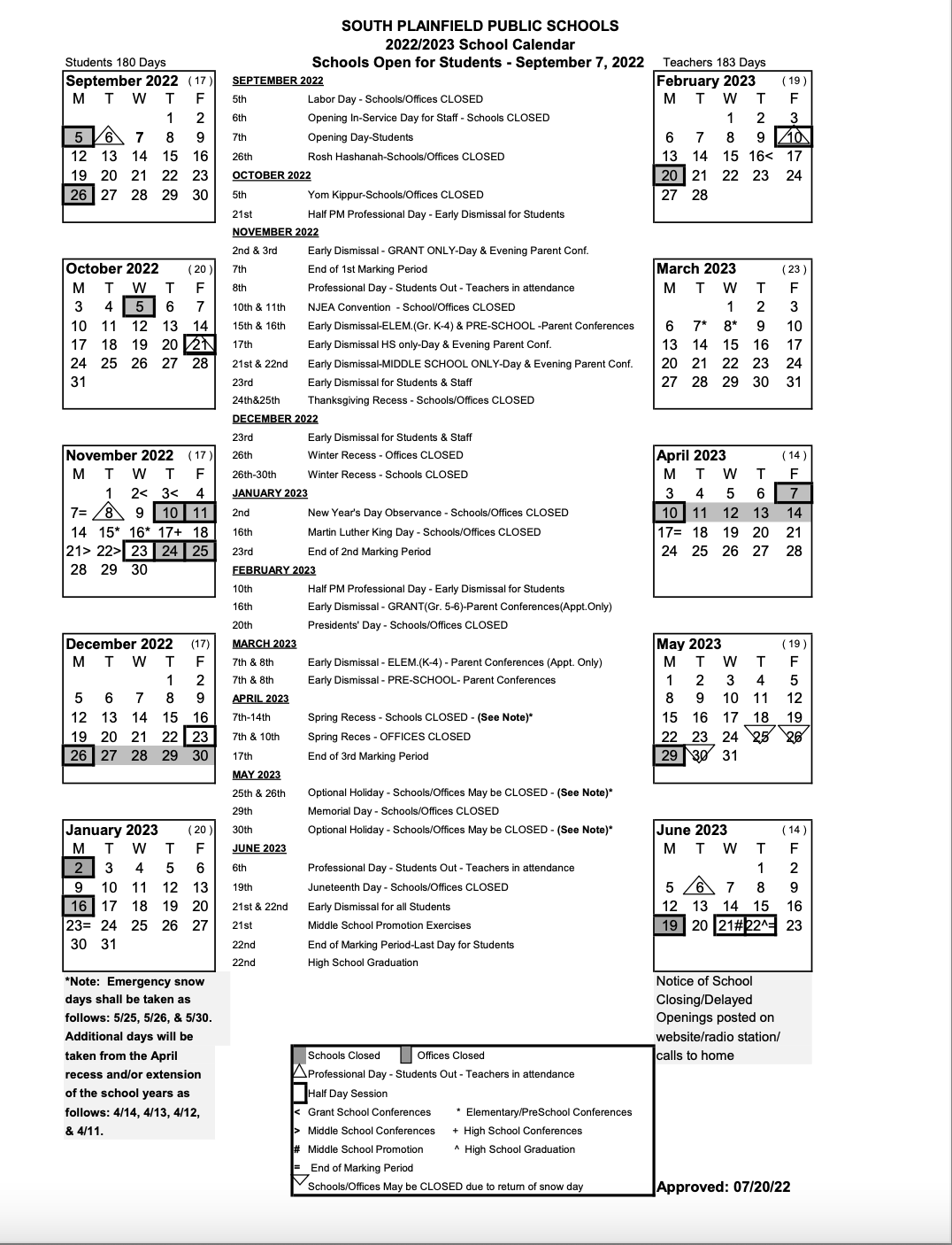 South Plainfield BOE Approves Revised 2022-2023 School Calendar | South Plainfield, NJ News TAPinto South Plainfield BOE Approves Revised 2022-2023 School Calendar | South Plainfield, NJ News TAPinto