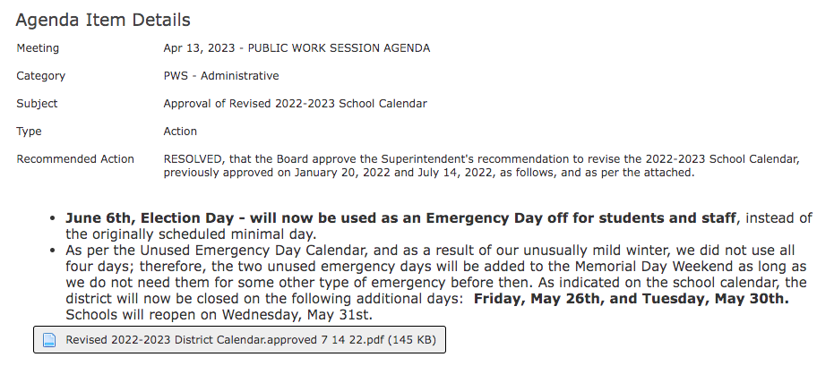 a-proposed-change-to-the-wayne-school-calendar-may-change-memorial-day-plans-for-some-wayne-nj-news-tapinto