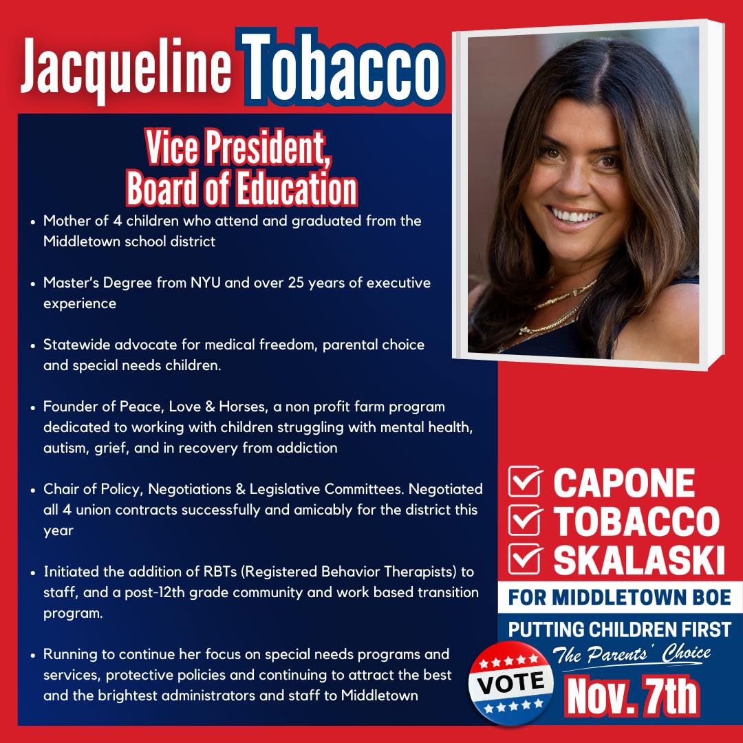 Middletown's Capone, Tobacco, and Skalaski: Putting Children First | Middletown, NJ News TAPinto