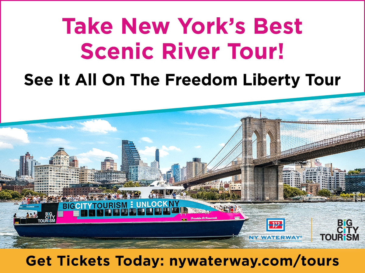 NY Waterway and Big City Tourism Announce New Freedom Liberty Ferry-Tour  Combination Ticket | Hoboken, NJ News TAPinto | TAPinto