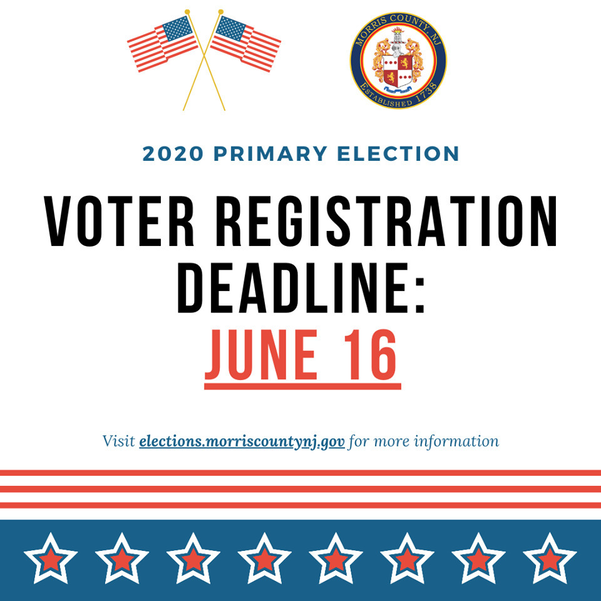 Primary Election is July 7; Register to Vote by June 16 &hellip;
