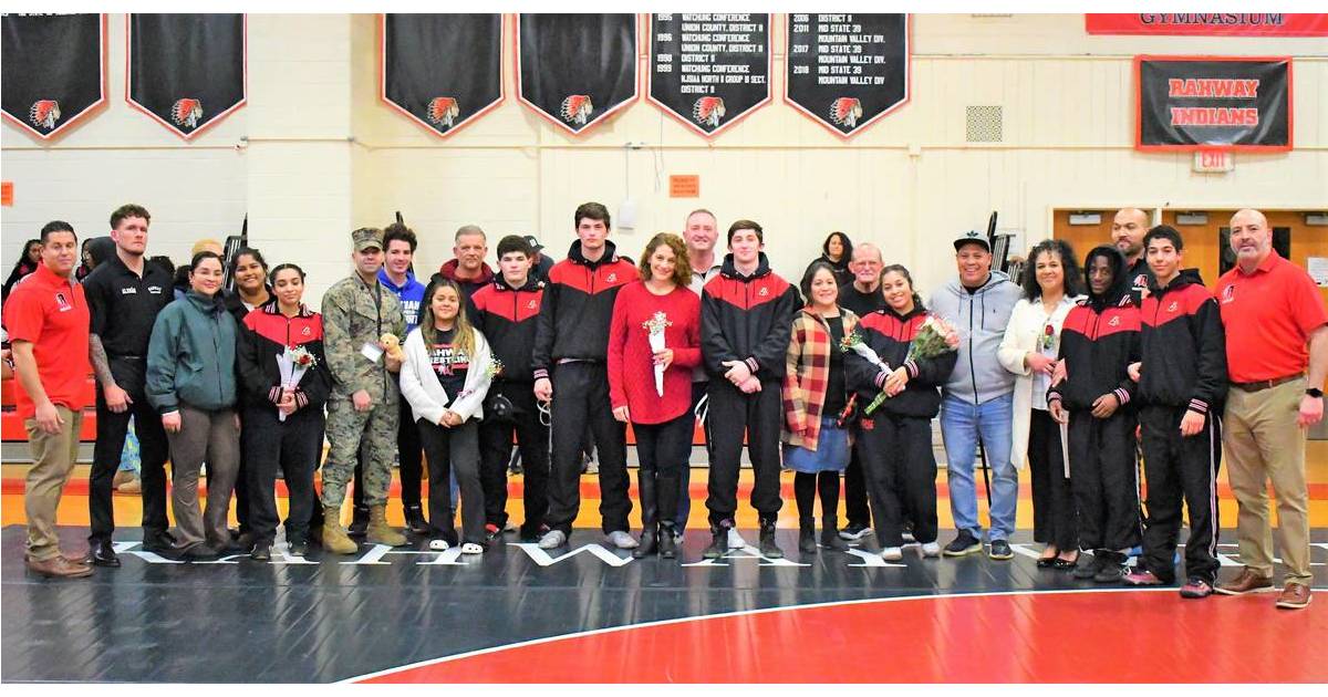 Rahway Wrestling Celebrates its Seniors Rahway, NJ News TAPinto
