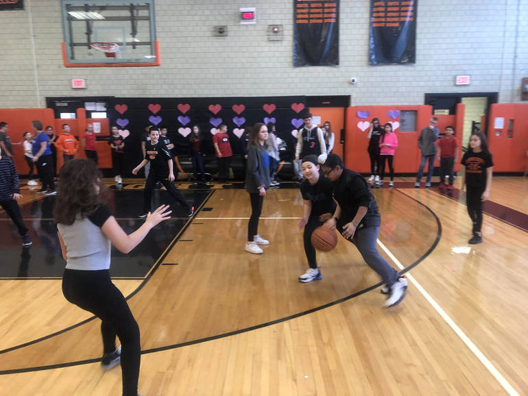 Hasbrouck Heights Middle Schoolers Show Their Hearts Love During