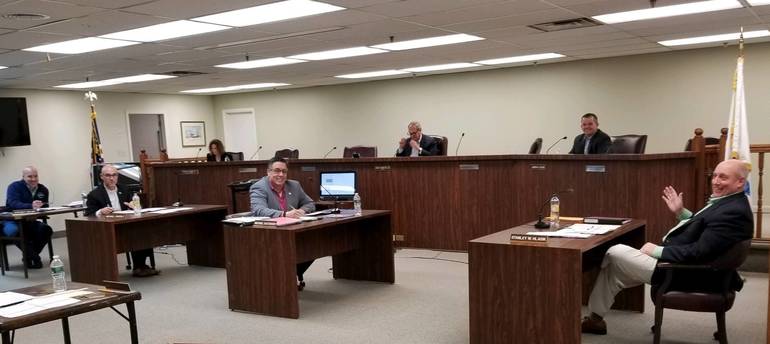 West Caldwell Council Practices Social Distancing At Preliminary