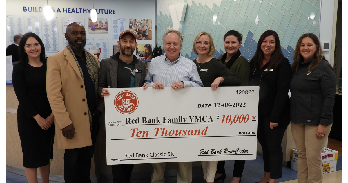 Red Bank Family YMCA Receives Benefit Check from Local Business