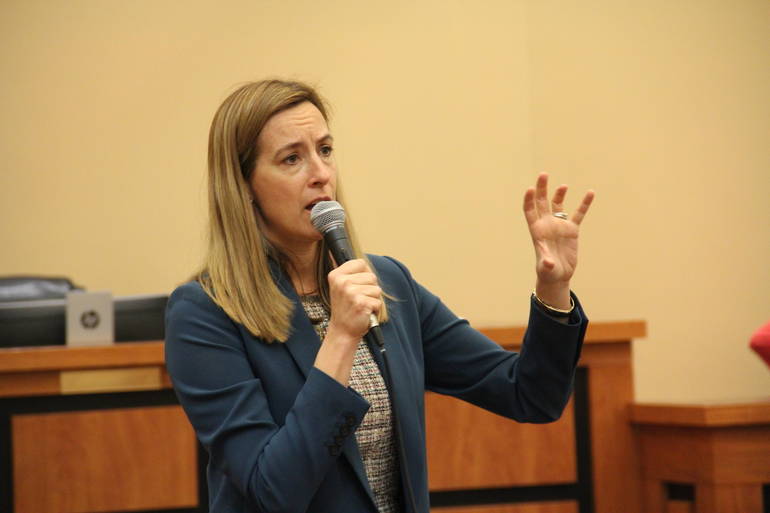 Congresswoman Sherrill Visits Sparta for Town Hall Discussion
