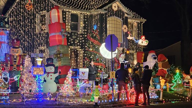 Hazlet Family's Beloved Christmas Tradition Shines Bright on