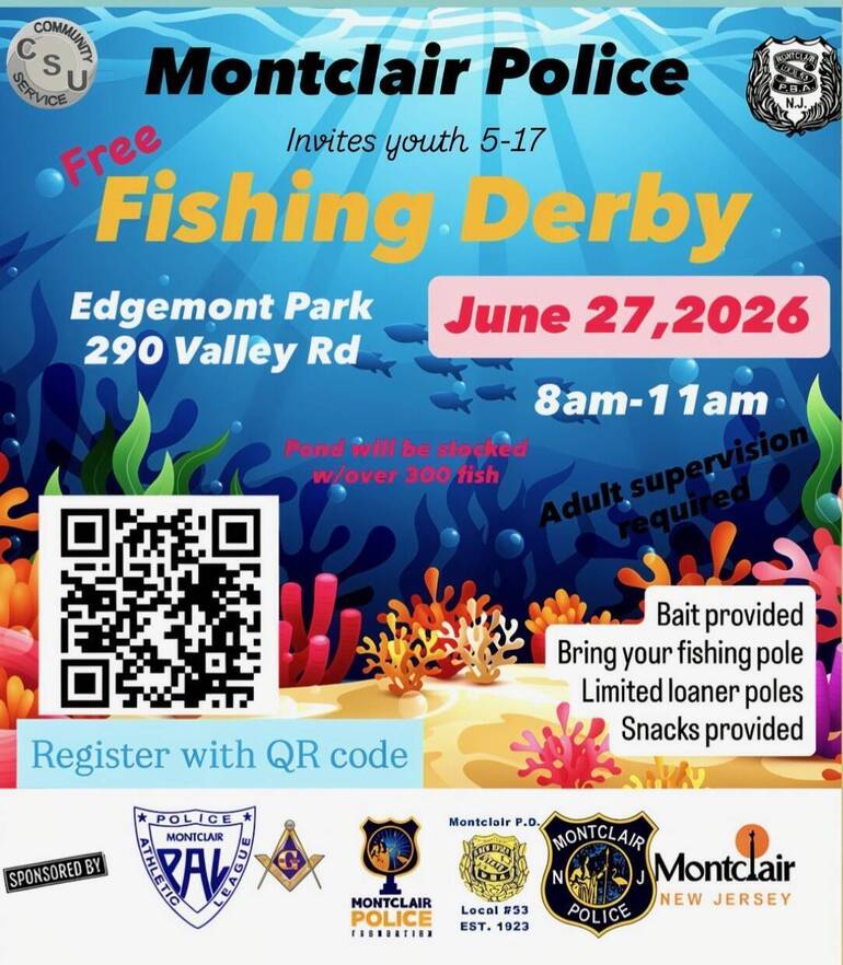 Montclair PAL’s Annual Derby Offers Free Family Fishing Fun