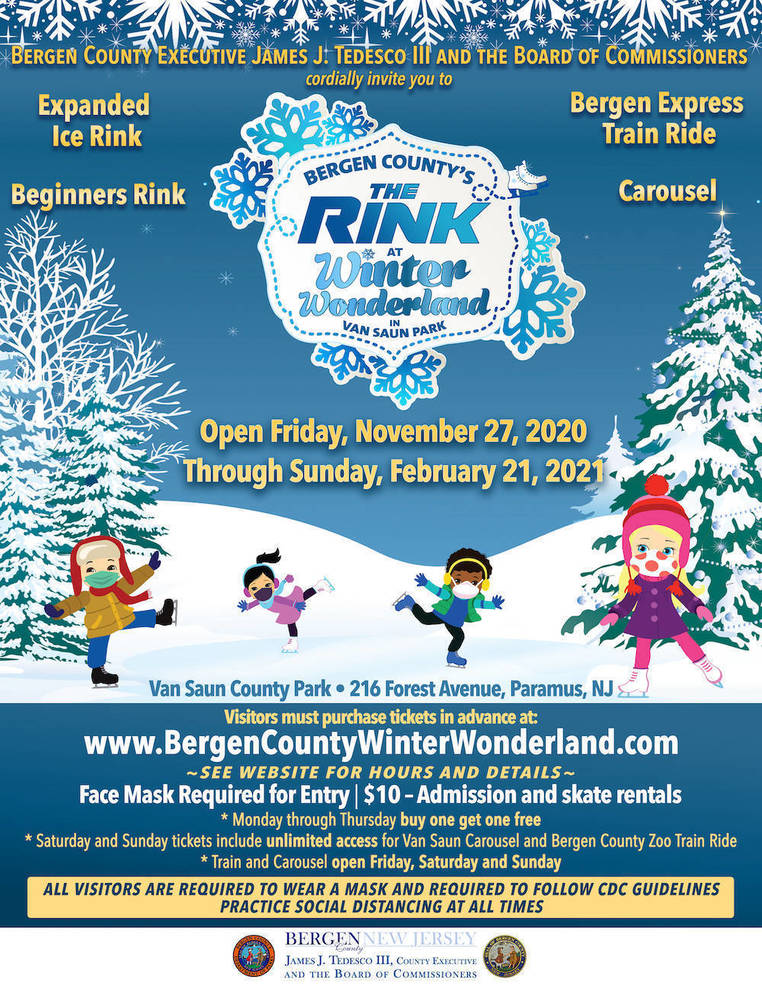 'The Rink Winter Wonderland' Returns to Van Saun County Park in